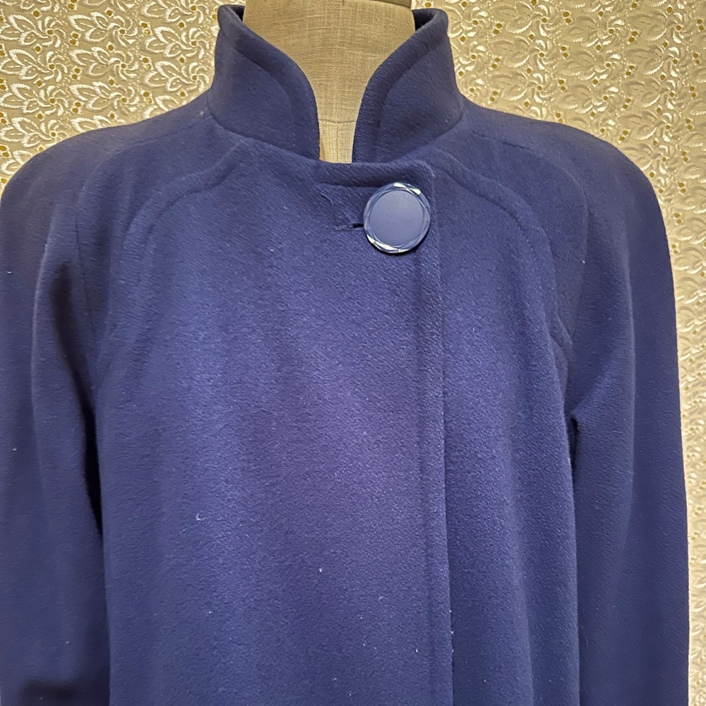 Vintage Blue Wool Coat